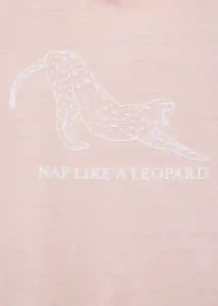 Camiseta Leopard Rosa Talla 10 Niña Mango