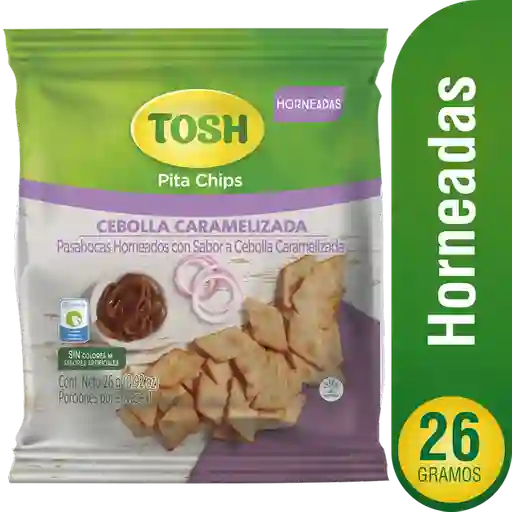 Tosh Pasabocas Pita Chips Cebolla Caramelizada