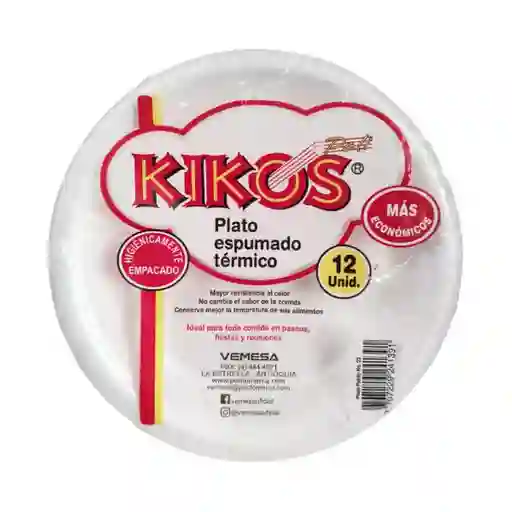 Kikos Plato Desechable N.23