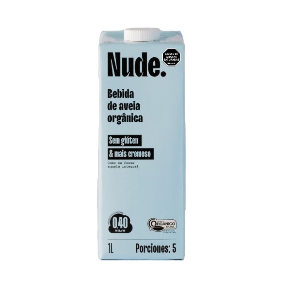 Nude Bebida de Avena Orgánica 1000 ml