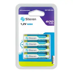 Pilas Recargables Aaa Nimh 600 Mah 4 U