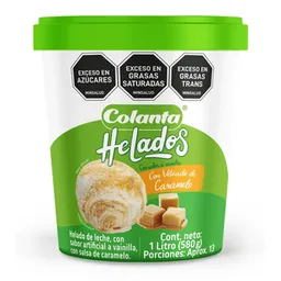 Helado Veteado de Caramelo Colanta x 1 L