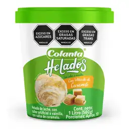 Helado Veteado de Caramelo Colanta x 1 L