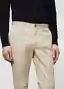 Pantalón Barna Beige Talla 40 Hombre Mango