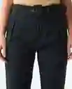 Pantalon Essential Pant Negro Sombrío Ultraoscuro Talla 6 Mujer Chevignon
