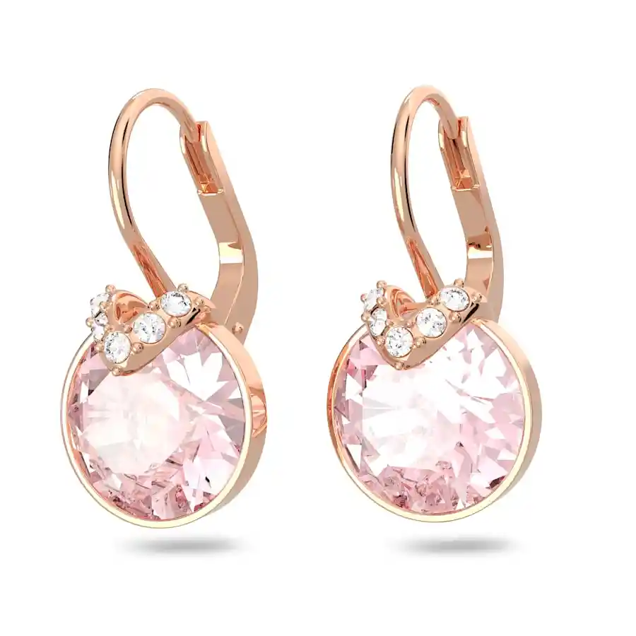 Aretes Bella V Oro rosa 5662114 Swarovski