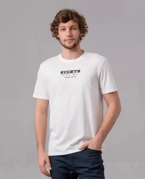 Camiseta Hombre Crudo L 109F112_CRU110605 Rifle