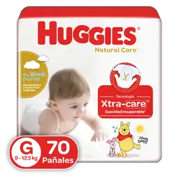 Huggies Pañales Natural Care Talla G