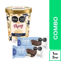 Combo Popsy Litro Vainilla + Paleta Vainilla