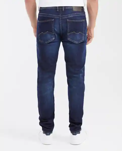 Jean Slim Fit- Famous Azul Clásico Oscuro Talla 32/32 Chevignon