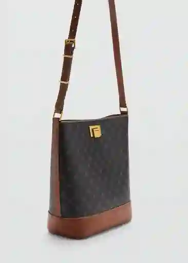 Bolso G Mike Marrón Talla 99 Mujer Mango