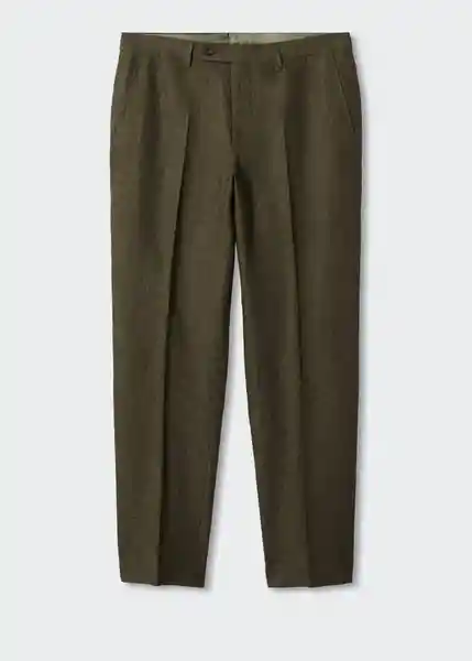 Pantalón Florida Verde Talla 36 Hombre Mango