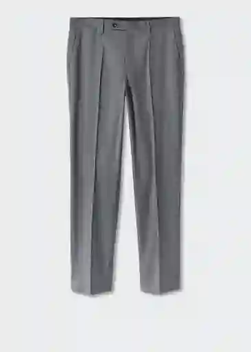 Pantalón Boston Gris Talla 42 Hombre Mango