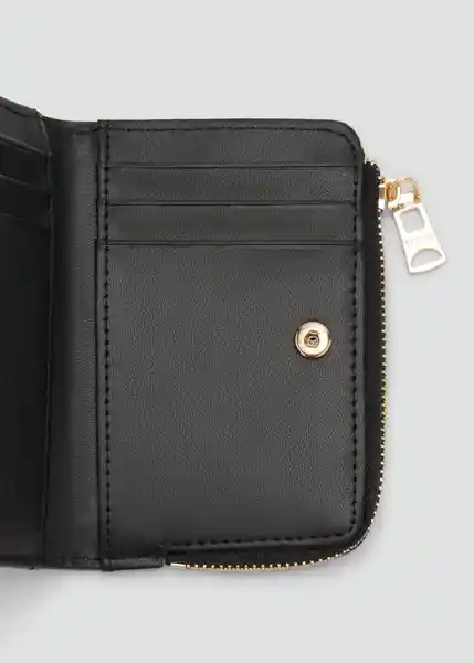 Billetera P Martes2 Negro Talla 99 Mujer Mango