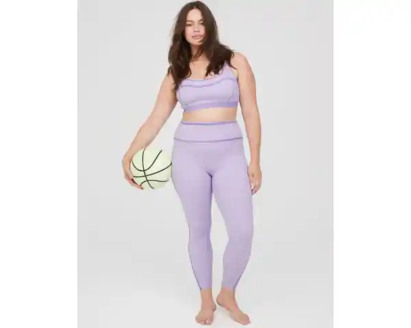 Leggings Aerie Morado Talla MED REGULAR American Eagle