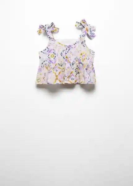 Blusa Melinda Malva Talla 12 Niña Mango