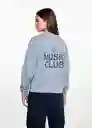 Sudadera Music Celeste Talla 20 Teen Niñas Mango