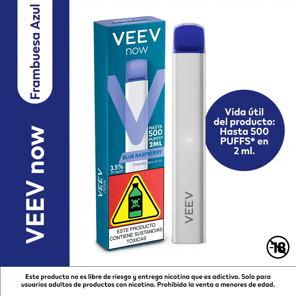 VEEV now ULTRA Frambuesa Azul 