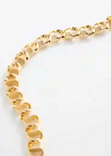 Collar Duna Oro Talla 99 Mujer Mango