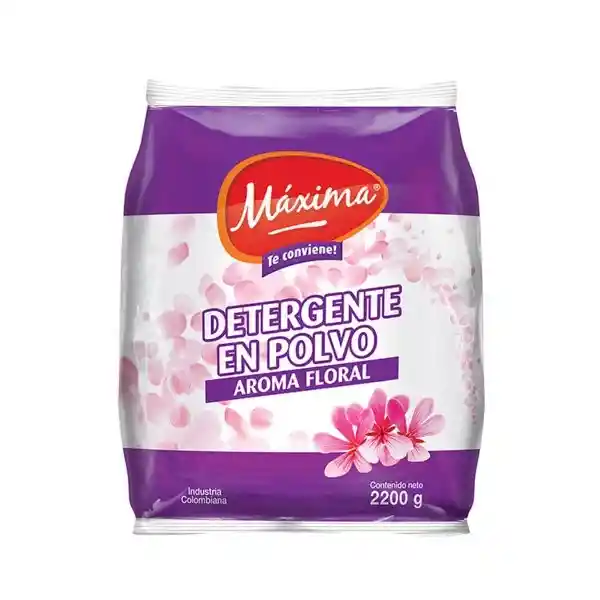 Máxima Detergente Floral Polvo