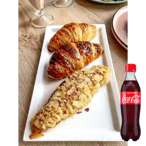 Combo croissants +cocacola orig 300ml