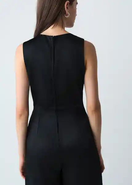 Enterizo Agatha Negro Puro Talla L Mujer 563G366 Naf Naf