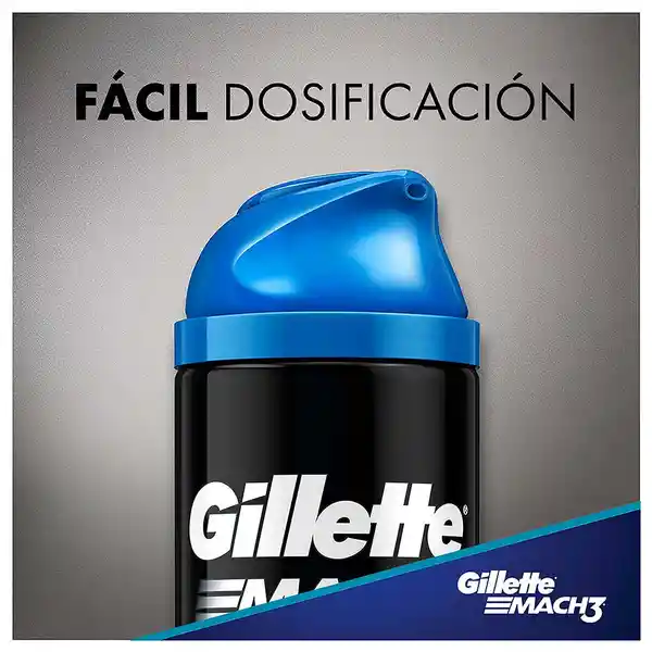 GILLETTE Mach3 Extra Comfort Gel de Afeitar para Barba de 72mL Hidrata y Protege la Piel al Afeitarte al Ras con Máquina de Afeitar para Hombre