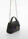 Bolso P Victoria Negro Mujer Mango