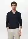 Camiseta Polo Taurus Navy Talla L Hombre Mango