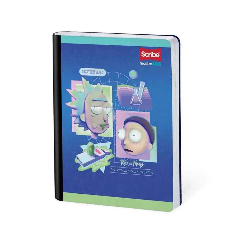 Scribe Cuaderno Cosido Medio Rayado 100 Hojas Cosido