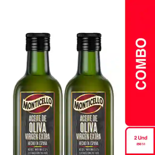 2 x Monticello Aceite de Aguacate Extra Virgen