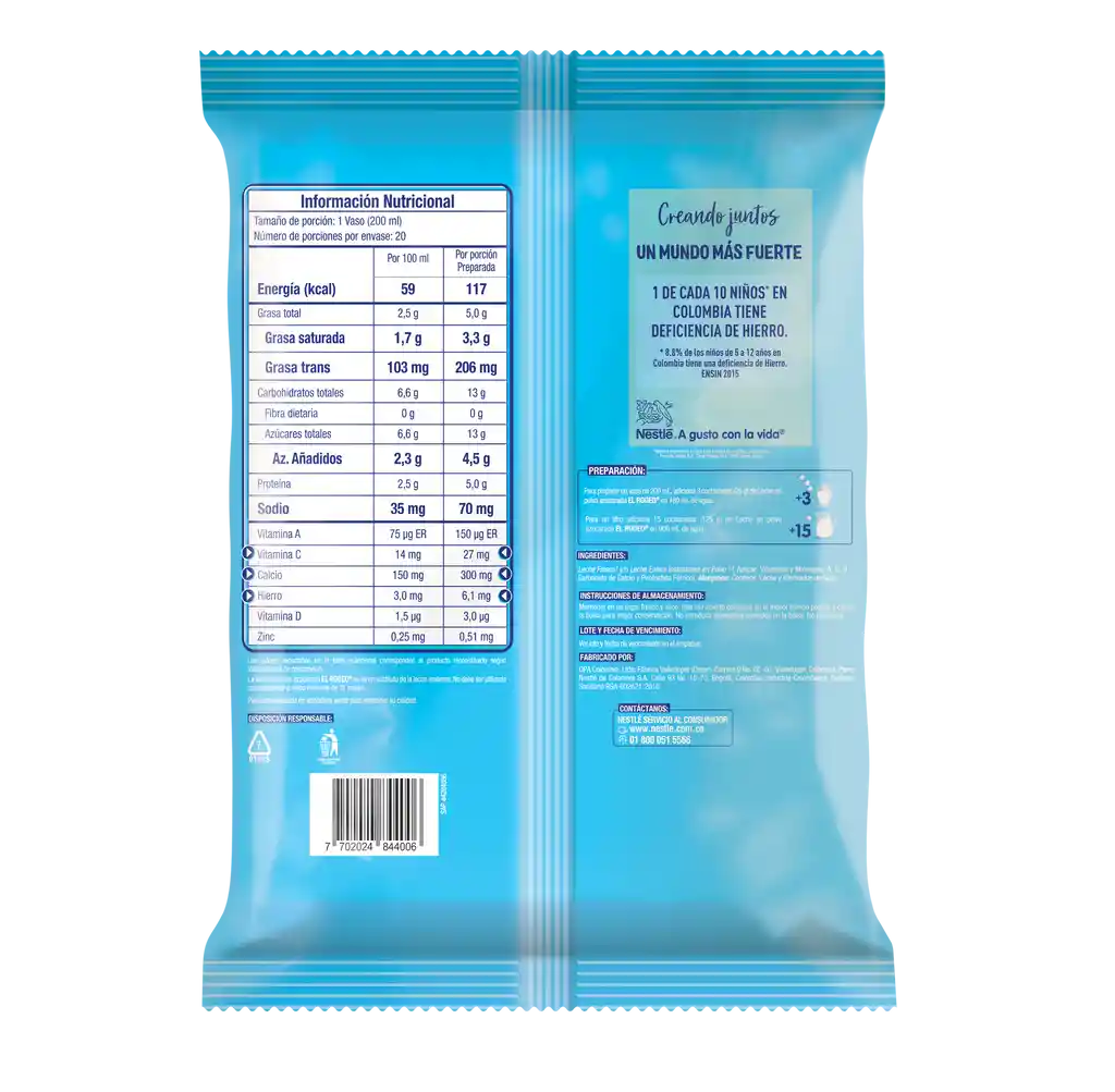 Leche en polvo EL RODEO x 500g
