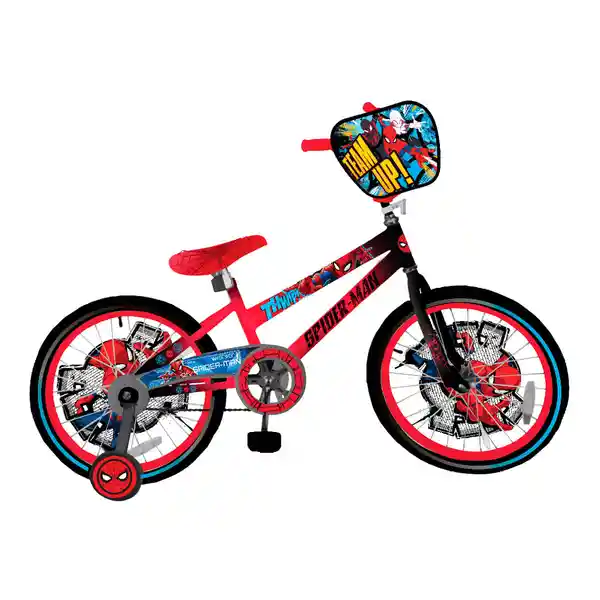 Bicicleta Spiderman Rojo Aro 16''