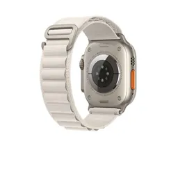 Pulso o Manilla Alpine Loop Apple Watch Blanca 42/44/45/49 Mm