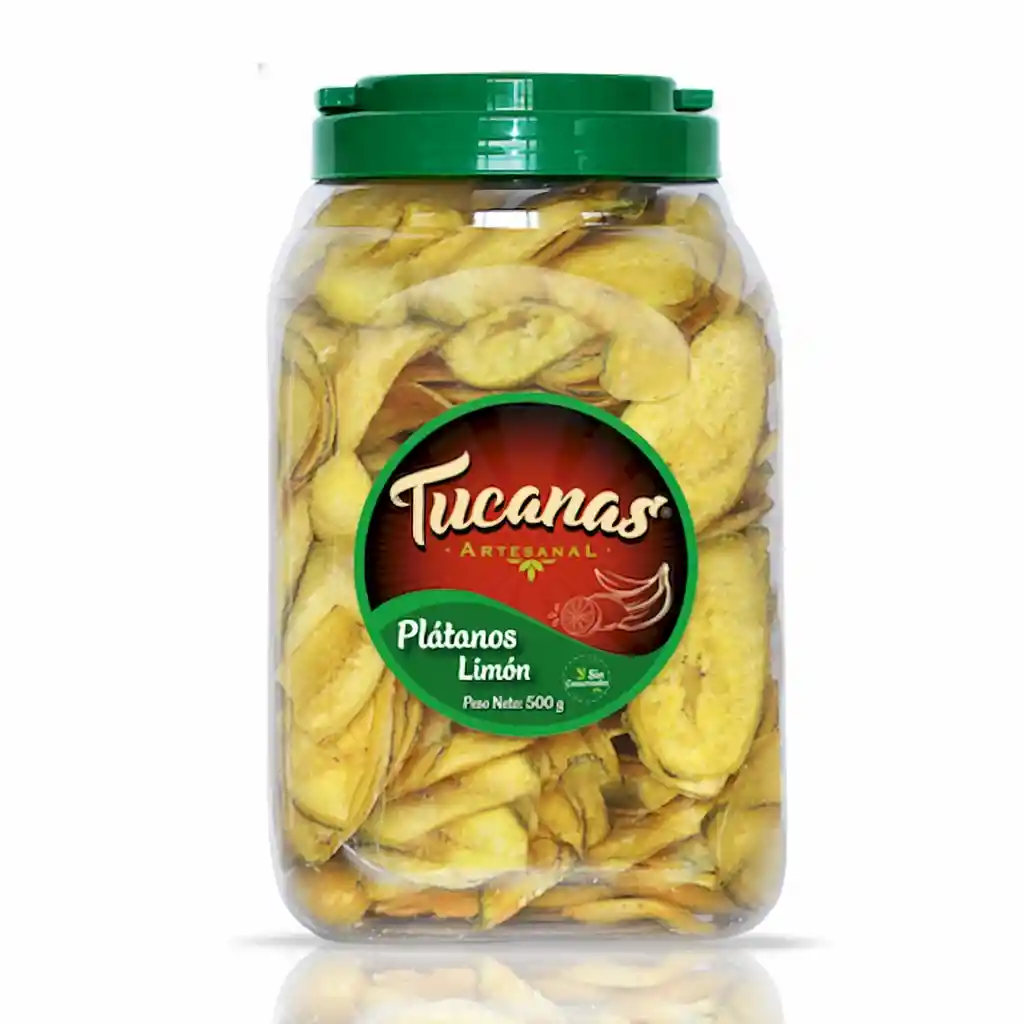 Platano Verde Tucanas Snack Limón