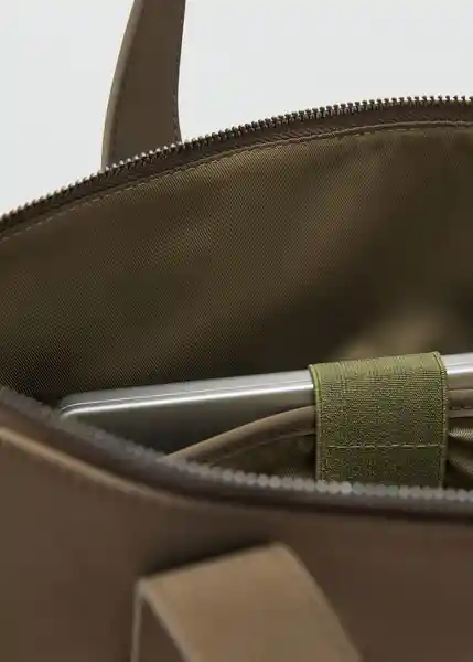 Mochila Totepack Khaki Talla 99 Hombre Mango