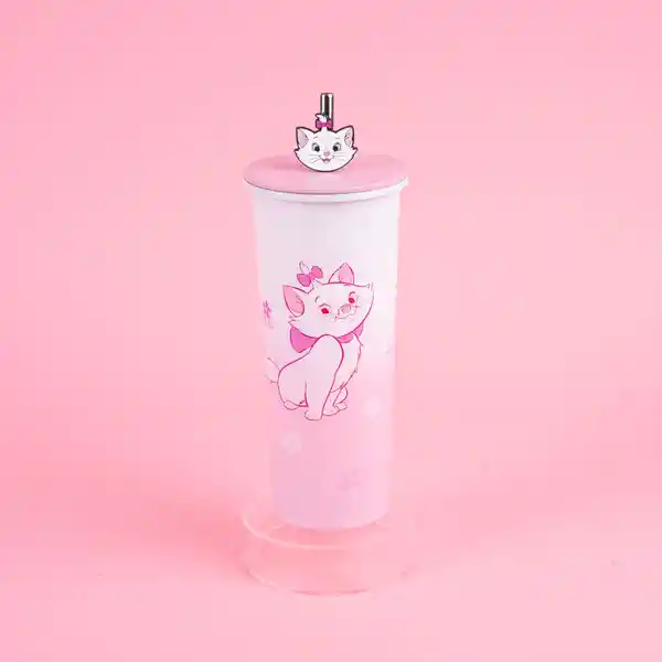 Vaso de Acero Inoxidable Serie Disney Marie 800 mL Miniso