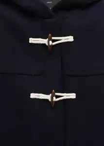 Abrigo do Navy Talla 27 Mujer Mango