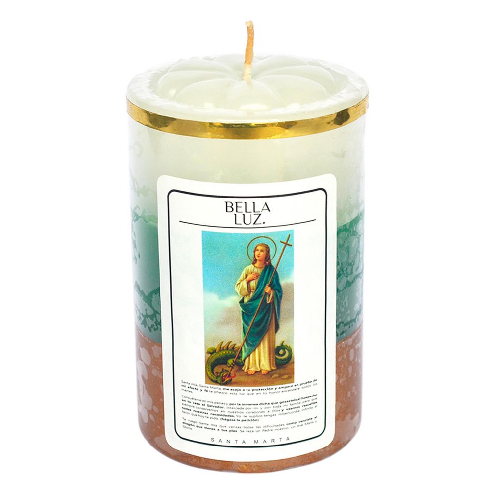Velón Bella Luz Imagén Virgen