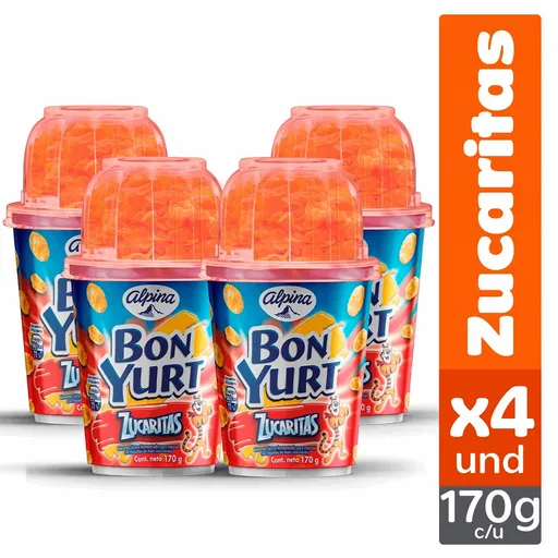 Bon Yurt Pack Yogurt con Zucaritas