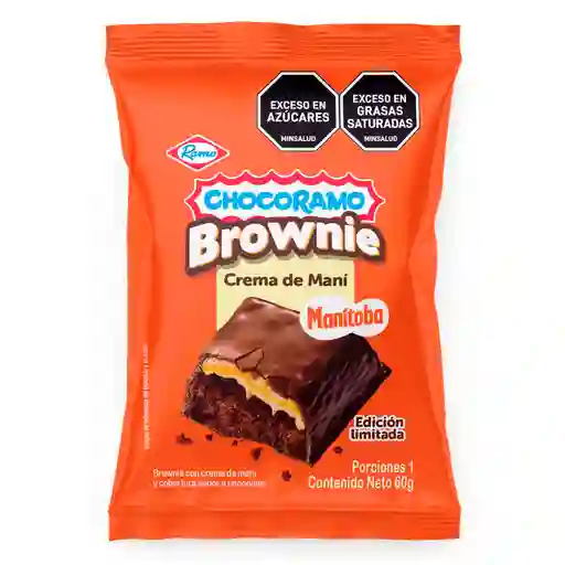 Brownie Chocoramo Crema de Mani C-u
