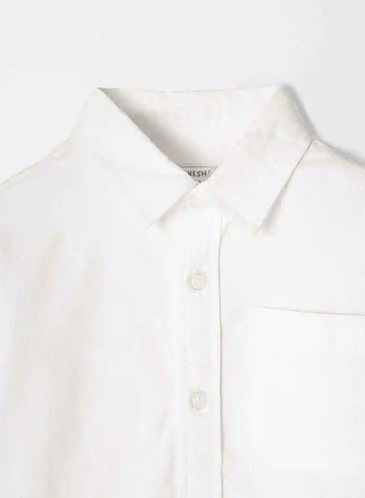 Camisa Manga Larga 9/12meses-blanco908