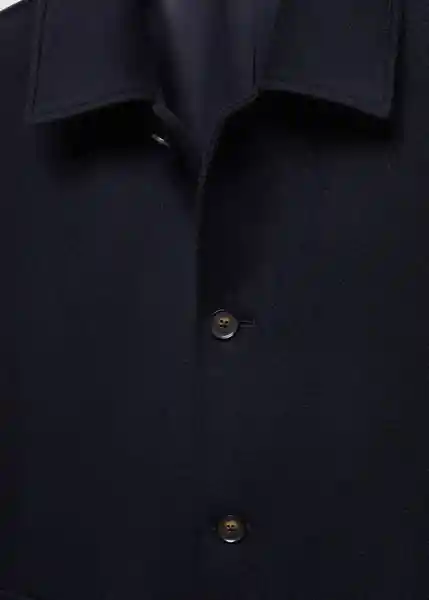 Abrigo Dean Navy Talla XL Hombre Mango