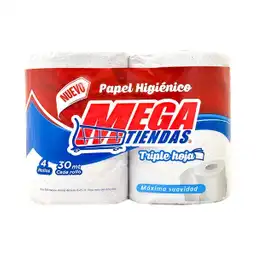 Papel Higiénico Triple Hoja Megatiendas