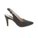 Tacones Punta Alley Negro Talla 37