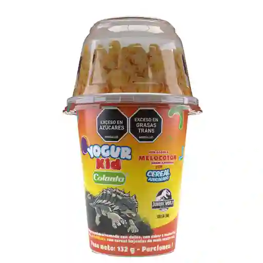 Colanta Yogur Kid con Cereal Azucarado Sabor a Melocotón 