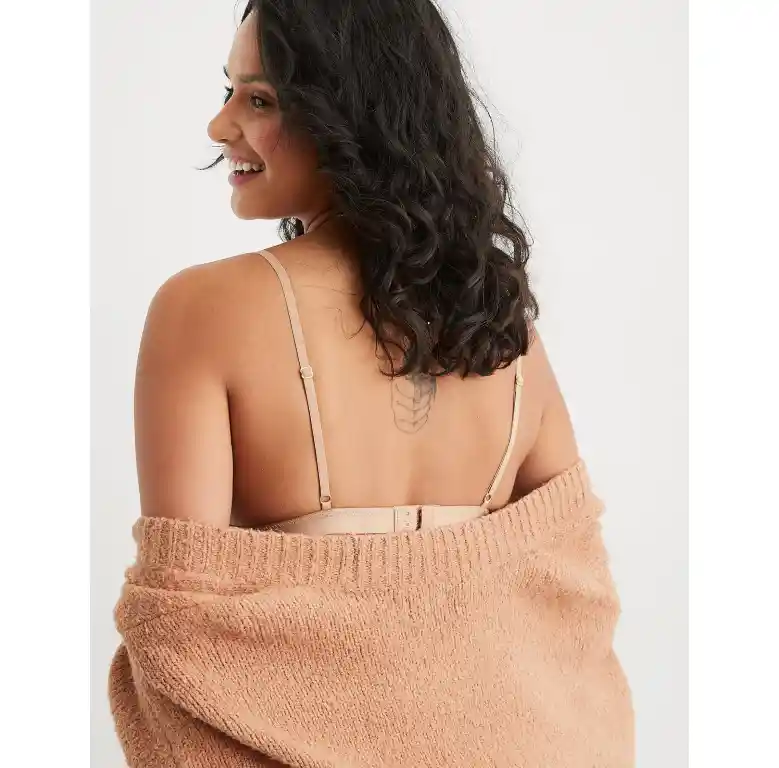 Bralette Khaki Small American Eagle