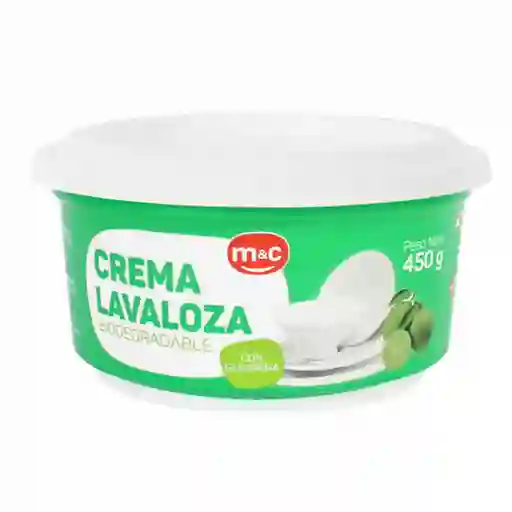 Lavaloza Crema  Biodegradable con Glicerina 450 gr