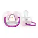 Avent Chupete Ultra Air Collection Animals Purple 0-6 Meses