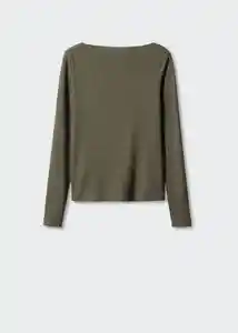 Camiseta Lilobar Khaki Talla S Mujer Mango